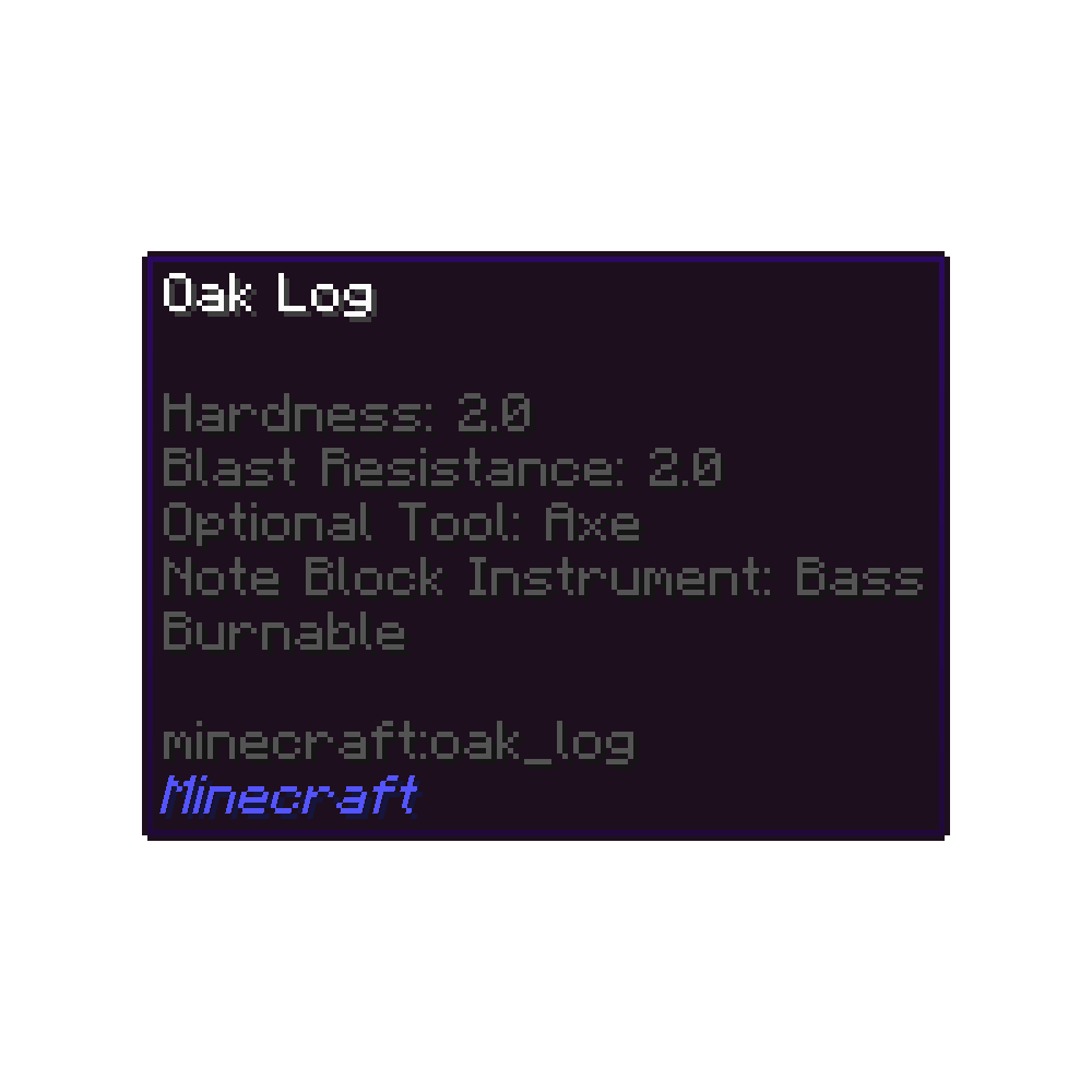 Better Block Tooltip — скачать мод на Майнкрафт