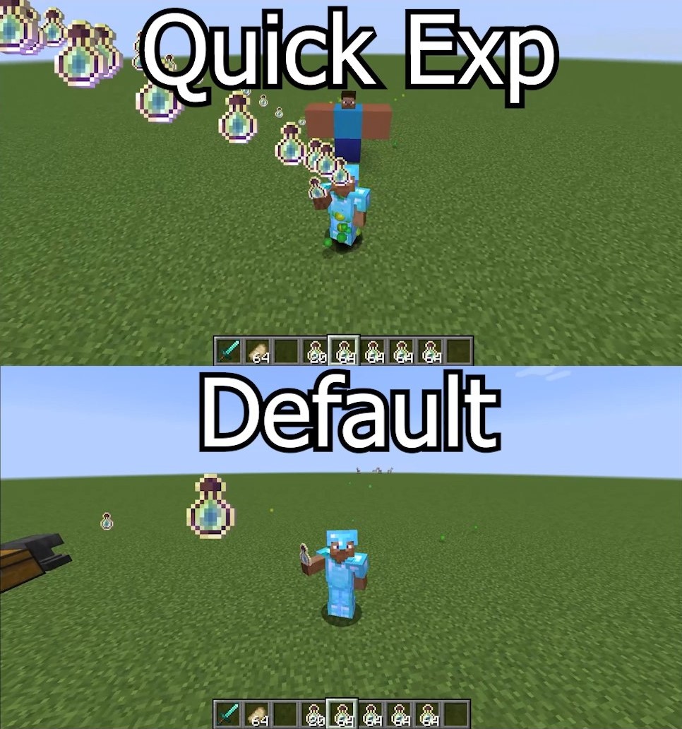 Quick Exp — скачать мод на Майнкрафт 1.16.5