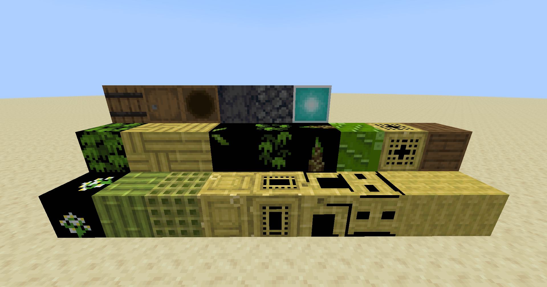 Single Texture Blocks — скачать мод на Майнкрафт
