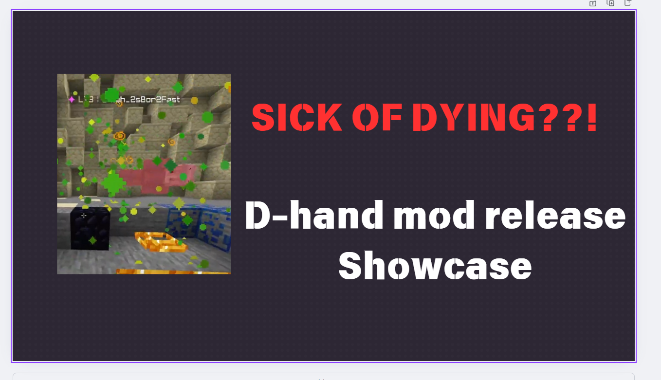 Minecraft Long Hand Mod D-hand mod — скачать мод на Майнкрафт