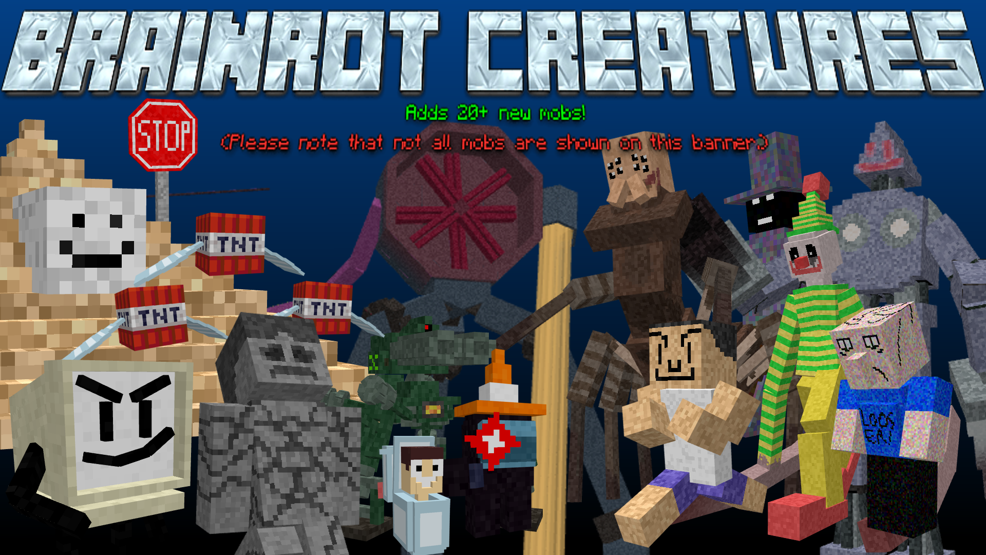 Brainrot Creatures (PROJECT DISCONTINUED) — скачать мод на Майнкрафт
