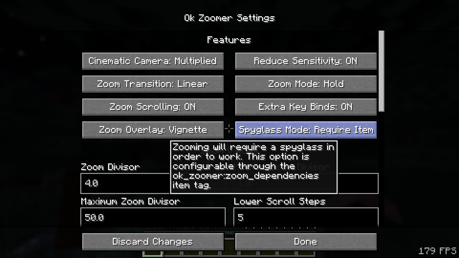 Ok Zoomer Addon: Spyglass Trinket Slot — скачать мод на Майнкрафт