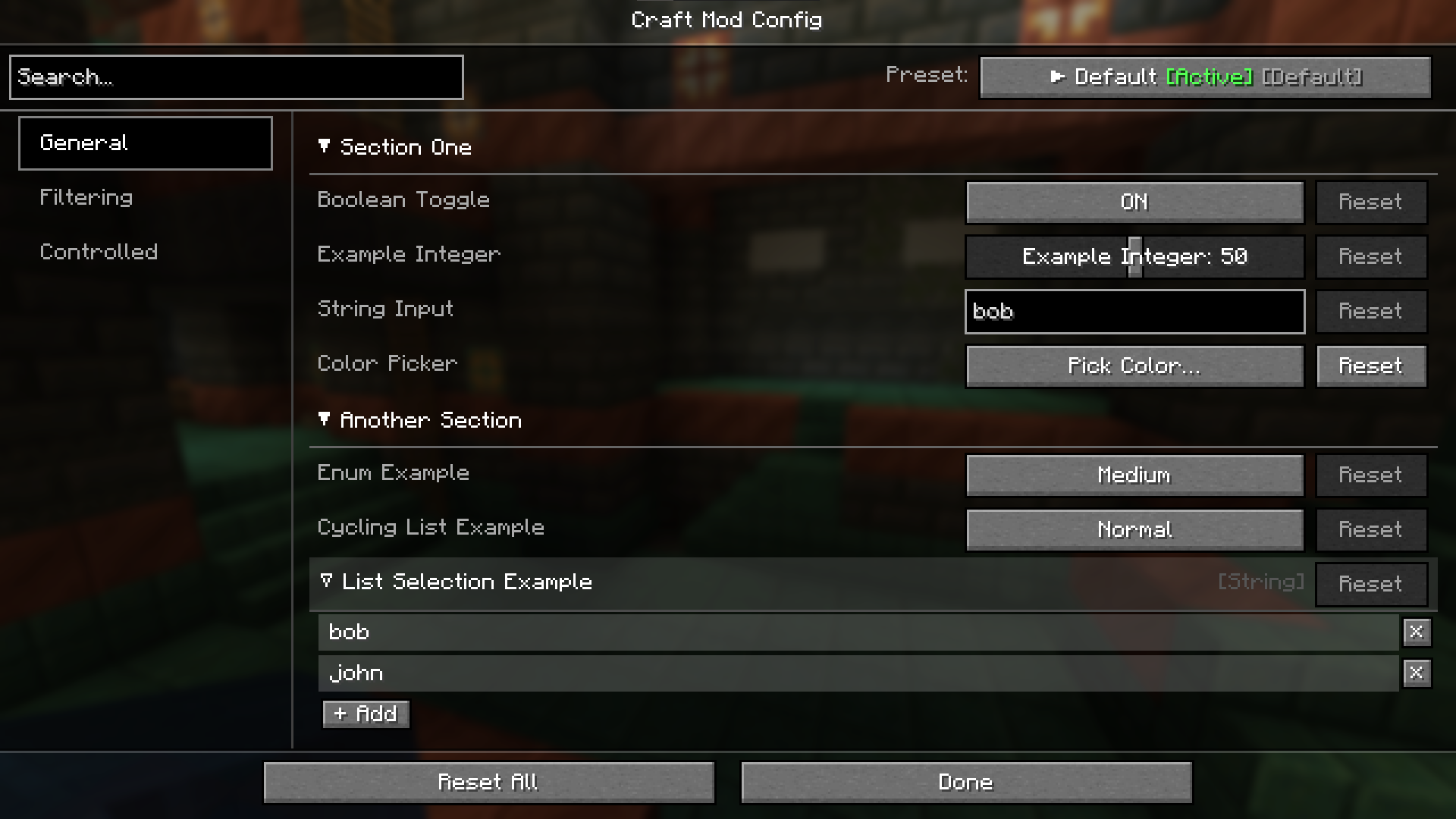 Craft Config Lib — скачать мод на Майнкрафт