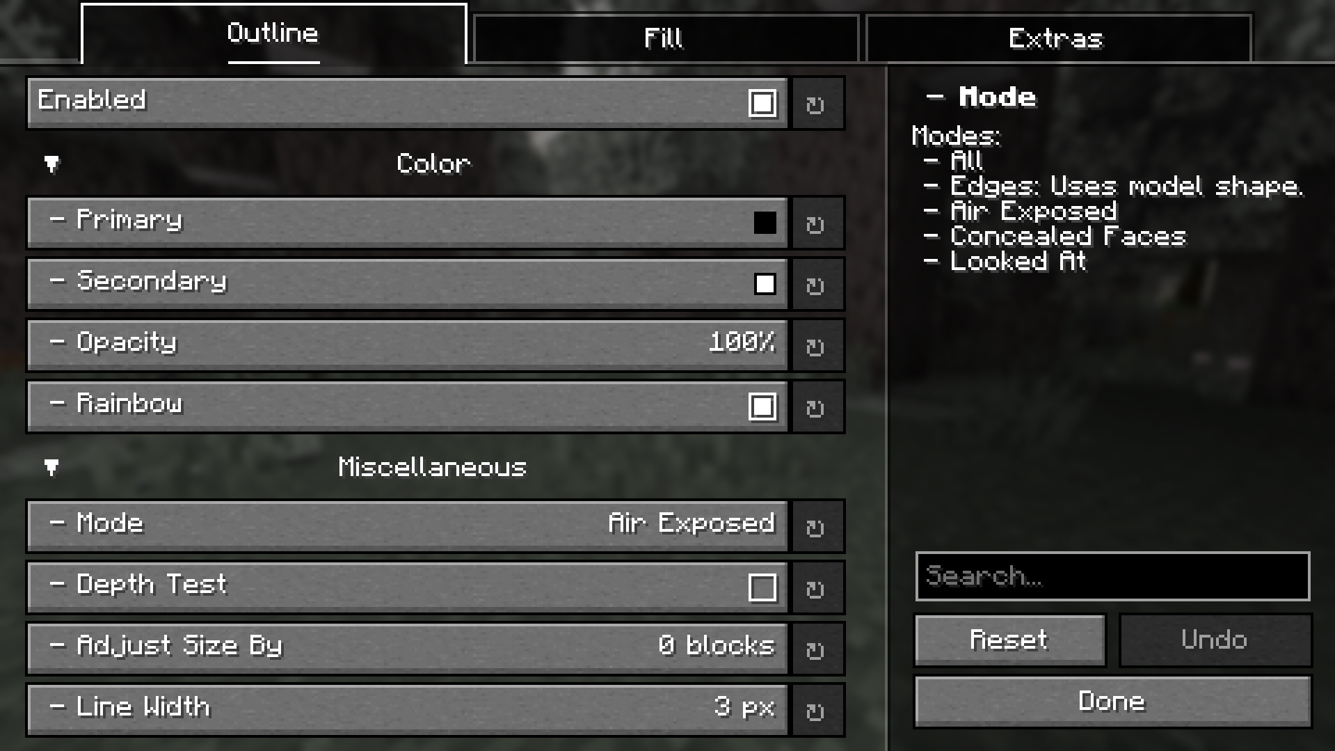 Custom Block Highlight (Outline / Overlay) — скачать мод на Майнкрафт