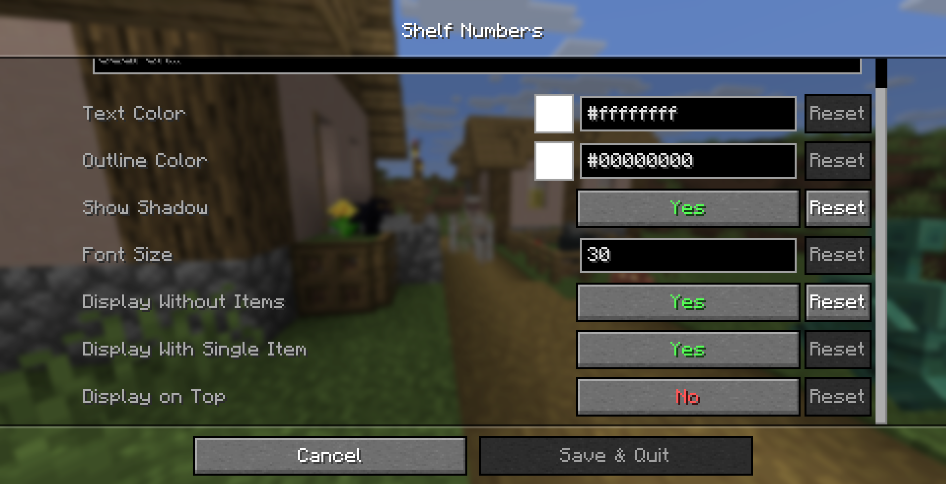 Mod Numbers Shelf Numbers — скачать мод на Майнкрафт