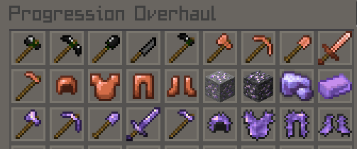 Minecraft Progression Rework Progression Overhaul — скачать мод на Майнкрафт